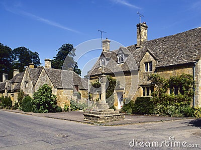 Picuresque Cotswolds - Stanton Stock Photo