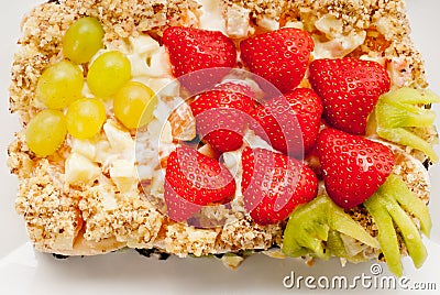Pie with berries Stock Photo
