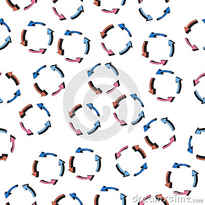 pie charticon in pattern style. One of Charts & Diagramms collection icon can be used for UI, UX Stock Photo