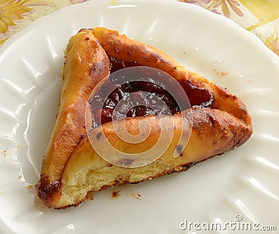 Pie with cranberries Stock Photo
