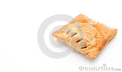 pie on white background Stock Photo