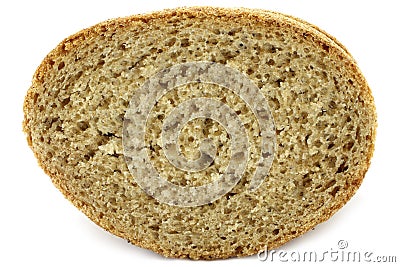 Piece of bread close-up Stock Photo