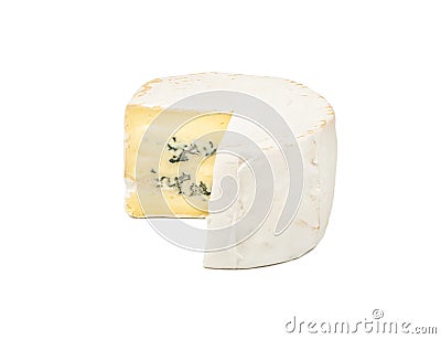 Piece brie cheese Stock Photo