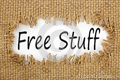 Free Stuff Concept Stock Photo