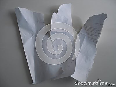 Piece of paper Stock Photo