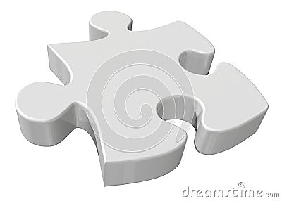 Piece of puzzle Stock Photo