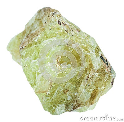 Piece of Saamit strontium apatite stone Stock Photo