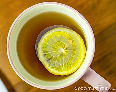 Tea with lemon Stock Photo