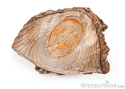 A piece of wood Stock Photo