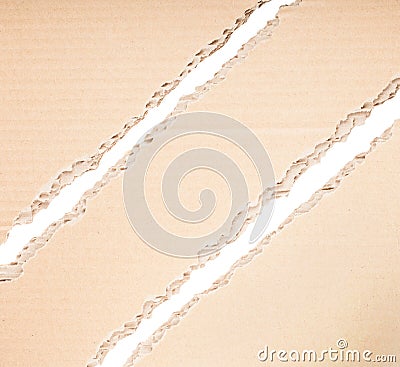 Pieces of cardboard Stock Photo