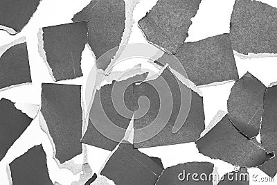 Pieces of torn paper texture background Stock Photo