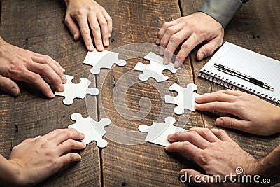 Piecing It Together Stock Photo