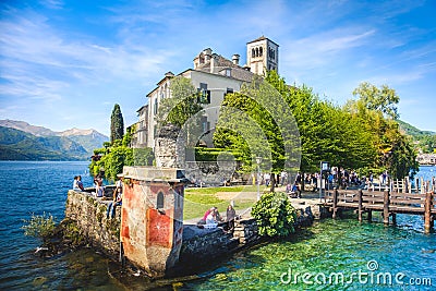 Piedmont - Orta Lake - Orta San Giulio island - Novara - Italy Stock Photo
