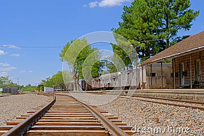 Piedra Sola, Paysandu, Uruguay, January 05, 2018: Abandoned railway train station of Piedra Sola, Salto, Uruguay Editorial Stock Photo