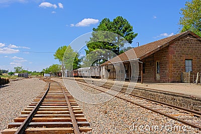 Piedra Sola, Paysandu, Uruguay, January 05, 2018: Abandoned railway train station of Piedra Sola, Salto, Uruguay Editorial Stock Photo