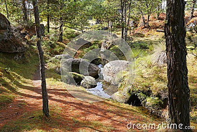 Piedras encimadas valley in zacatlan, puebla IX Stock Photo