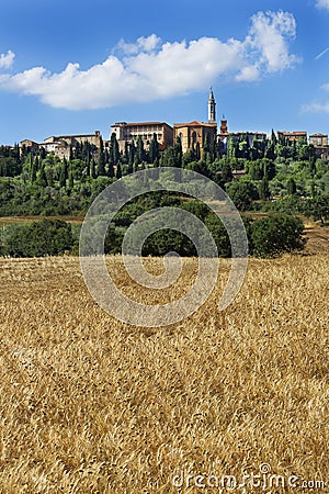 Pienza, Tuscany, Italy Stock Photo