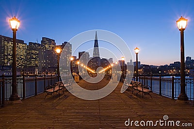 Pier 7 in San Francisco Stock Photo