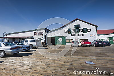Pier 39 in Astoria Oregon Editorial Stock Photo