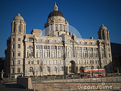 Royal Liver Building; Pier Head; Liverpool; England; UK Editorial Stock Photo