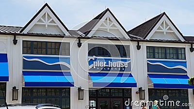 Pier Village at Long Branch in New Jersey Editorial Stock Photo