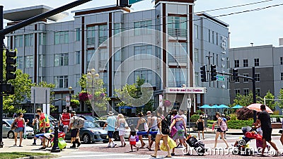 Pier Village at Long Branch in New Jersey Editorial Stock Photo