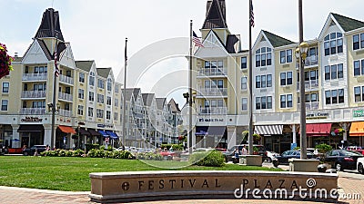 Pier Village at Long Branch in New Jersey Editorial Stock Photo