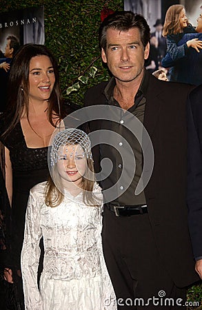 Pierce Brosnan,Sophie Vavasseur,Keely Shaye Smith Editorial Stock Photo