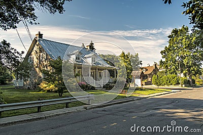 Pierre-Chartrand historic house Editorial Stock Photo