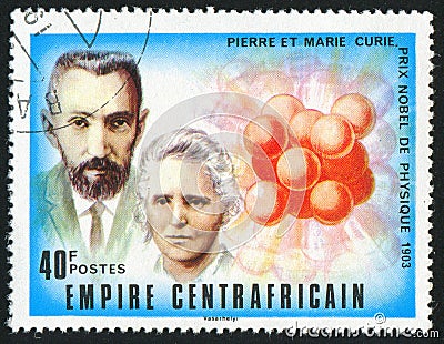 Pierre and Marie Curie Editorial Stock Photo