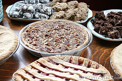 Pies and Cookies Stock Photo