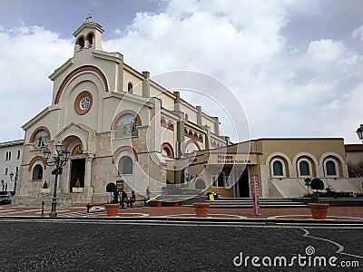 Pietrelcina - Church and museum Editorial Stock Photo