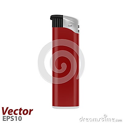 Piezo-igniter in a vector on a white background. Vector Illustration