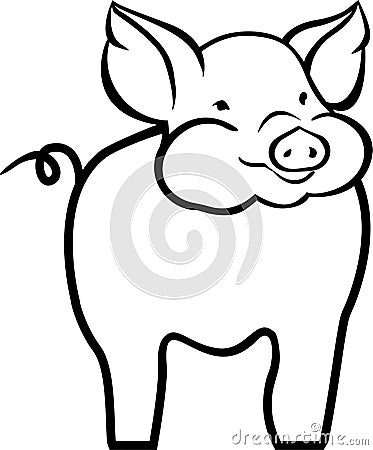 Pig Vector Illustration