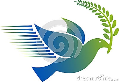 Pigeon logo Vector Illustration
