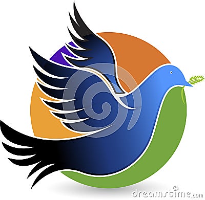 Pigeon logo Vector Illustration