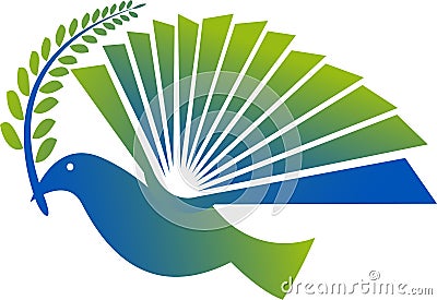 Pigeon logo Vector Illustration