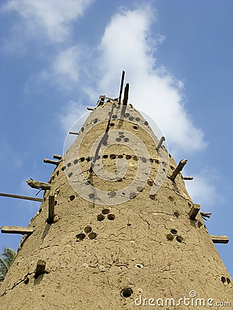 Pigeon Tower Stock Photo