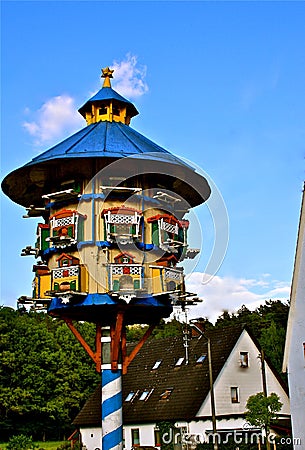 Pigeon Tower, Franken, Germany Stock Photo