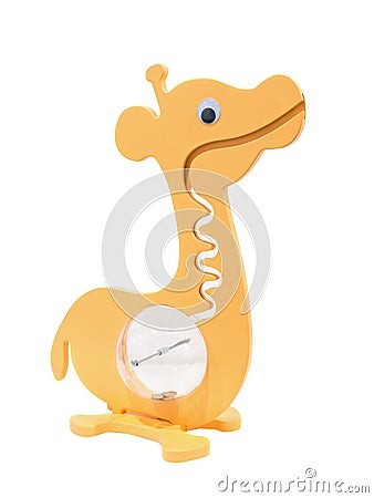 Piggy Bank for children in the form of a giraffe Stock Photo