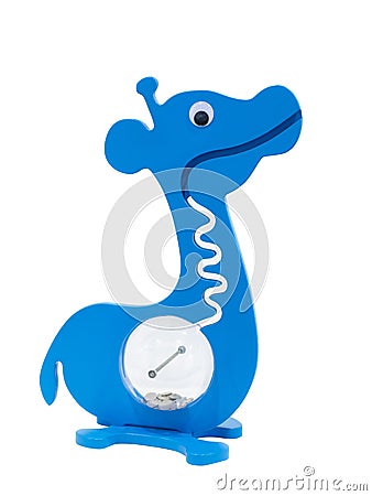 Piggy Bank for children in the form of a giraffe Stock Photo