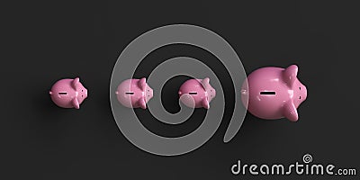 Piggy bank, investment concept,conceptual image. Stock Photo