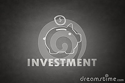 Piggy bank investment concept Stock Photo
