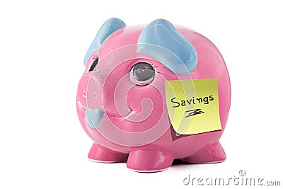 Piggy bank savings Stock Photo