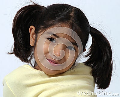 Pigtails Stock Photo