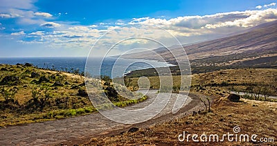 Piilani Highway, Maui Stock Photo