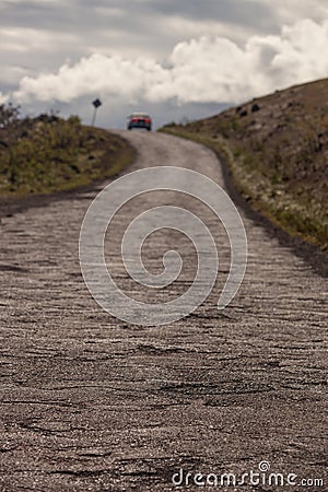 Piilani Highway Road Past Hana Stock Photo