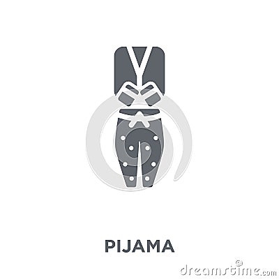 Pijama icon from Clothes collection. Vector Illustration