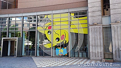 Pikachu Outbreak! 2017 in Yokohama Minato Mirai 21 area Editorial Stock Photo