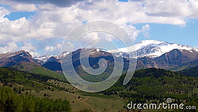 Pikes Peak Stock Photo